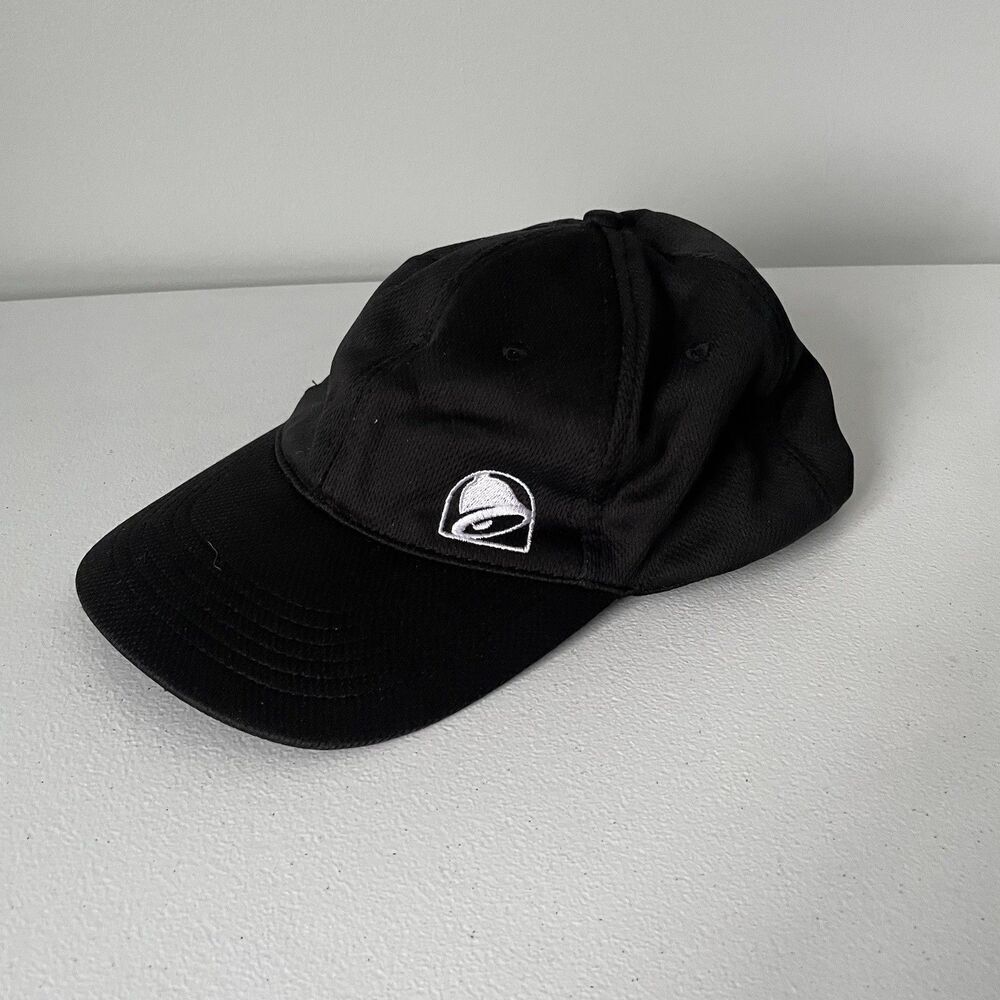 Taco Bell Employee Work Hat Cap Black Baseball One Size